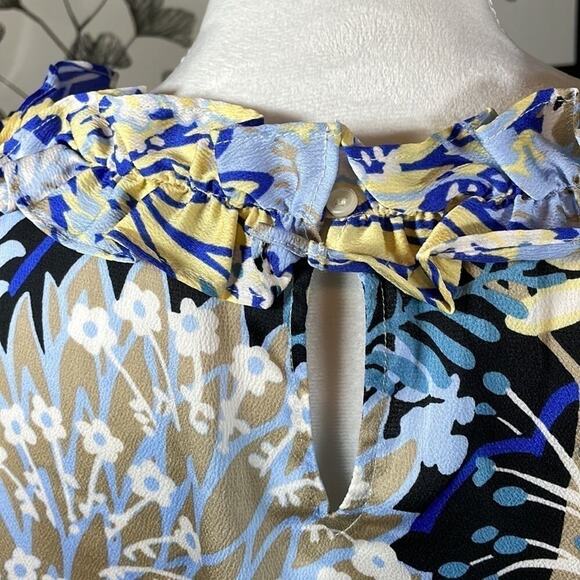 Talbot’s ruffle neck tank top blouse, size L - Picture 6 of 8